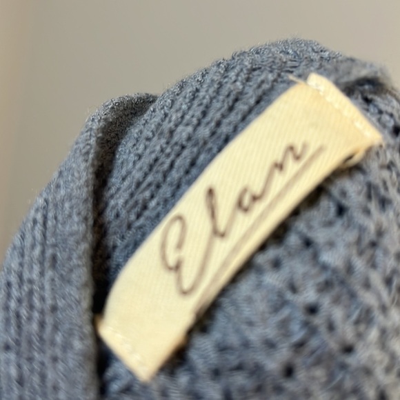 Elan Gray Off-the-Shoulder Sweater - Picture 6 of 8